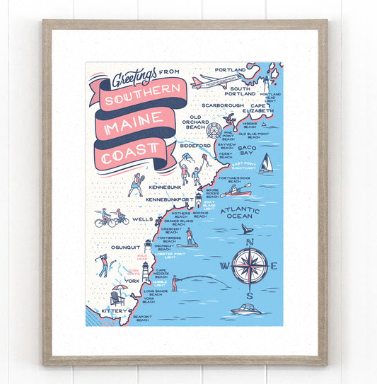 Southern Maine Coast Map