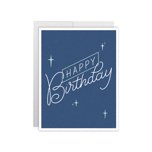 Birthday Stars • Navy
