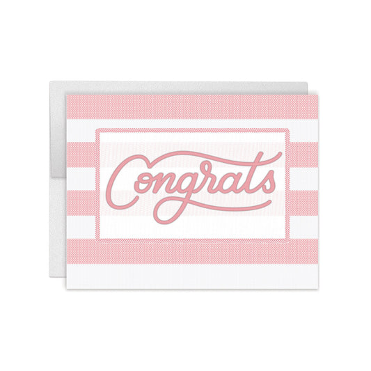 Congrats Patch • Coral