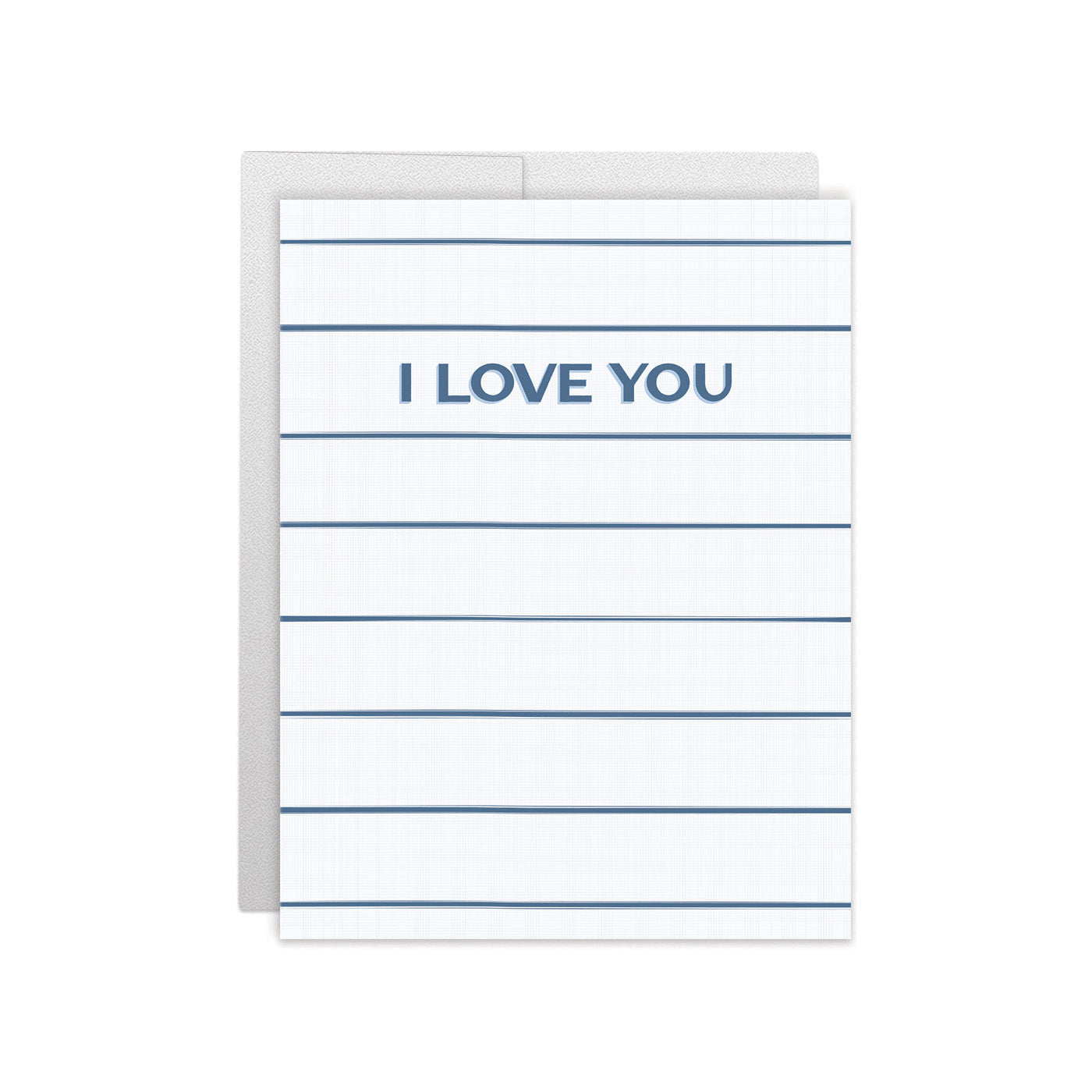 I Love You • Navy