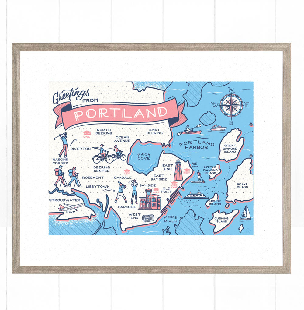 Portland Maine Map