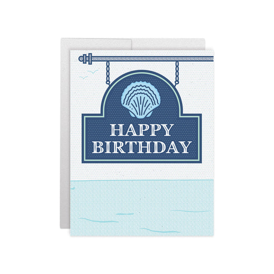 Shell Sign Birthday